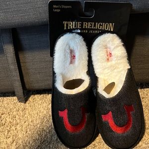 True Religion Mens Slippers Large